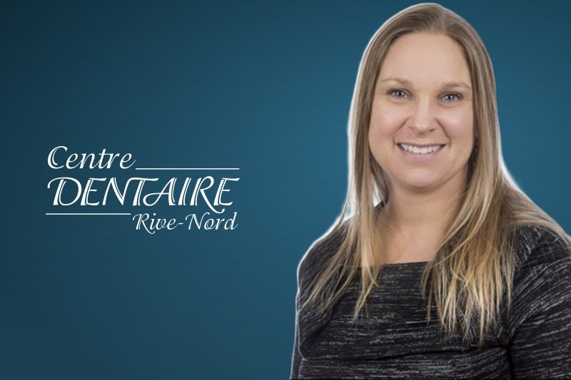 Portrait d’Audrey Harvey, denturologiste au Centre Dentaire Rive-Nord.