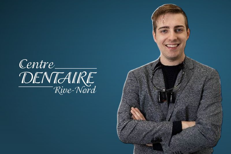 Portrait du Dr Guillaume Jean, chirurgien-dentiste au Centre Dentaire Rive-Nord.